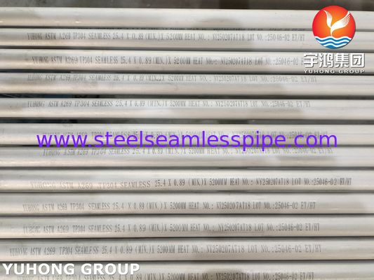 ASTM A269 TP304 (1.4301) Stainless Steel Seamless Tube for Heat Exchanger