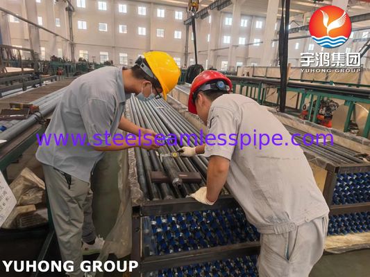 ASME SA209 Alaşımlı Çelik Gömülü Kanatlı Boru, Isı Eşanjörü İçin AL1060 Kanatlı