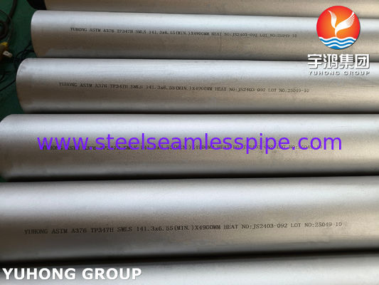 ASTM A376 TP347H Elektrik Santrali Yüksek Sıcaklık Hizmetleri için Dikişsiz Austenit Çelik Boru