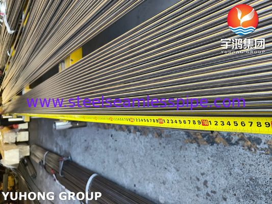 ASTM A213 TP312H Paslanmaz Çelik Dikişsiz Tüp, Isı Değiştiricisi için Parlak Kaynaklı Yüzey