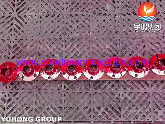 ASTM A105 Saldırma boynuzlu yükseltilmiş yüz karbon çelik sahte flens B16.5