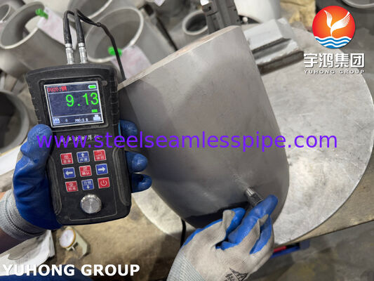 ASTM B366 WPHC276 / UNS N10276 BW Boru Fittings Hastelloy C276 Dirseği 45 derece 90 derece
