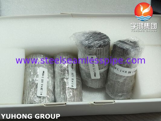 SUS304 X5CrNi18-9 Cerrahi cihazlar için tıbbi dereceli paslanmaz çelik kapiller tüpü