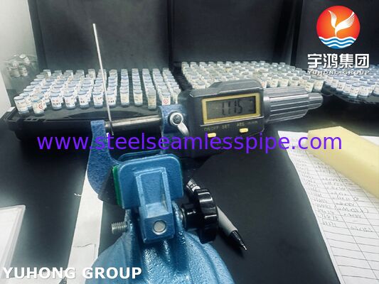 SUS304 X5CrNi18-9 Cerrahi cihazlar için tıbbi dereceli paslanmaz çelik kapiller tüpü