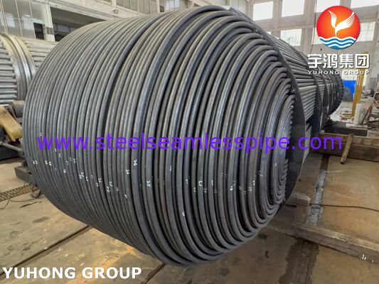 ASME Koduna Uygun İmalat İçin ASME SA179 Borular ve SA266 Gr.2 Tüplü Levha İle Karbon Çelik Isı Eşanjörü Boru Demeti