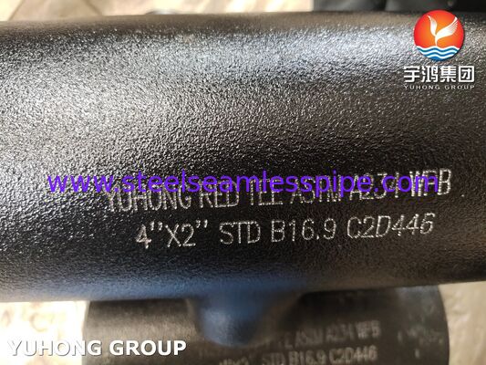 ASTM A234 WPB Karbon Çelik Dirsek Azaltıcı T Parçası Kaynak Ağızlı