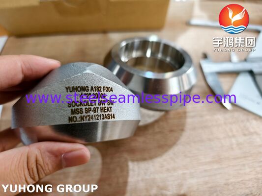 ASTM A182 F304 1.4301 SW Kalıp Fittings, Nipple, Sockolet, Tee, Elbow, Coupling MSS SP-97