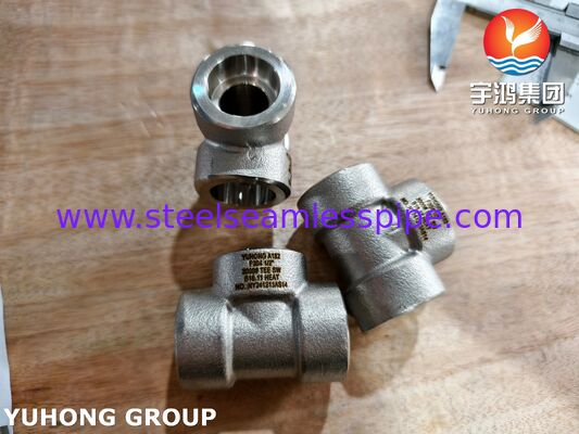 ASTM A182 F304 1.4301 SW Kalıp Fittings, Nipple, Sockolet, Tee, Elbow, Coupling MSS SP-97