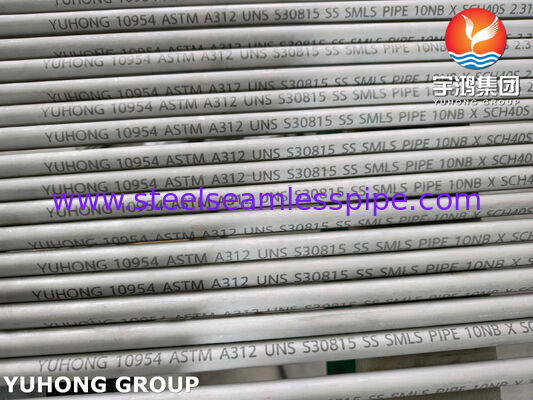 ASTM A312 UNS S30815 Yüksek Sıcaklığa ve Oksidasyona Dirençli Dikişsiz Çelik Boru Isı Değiştiricisi ve Fırın Uygulamaları