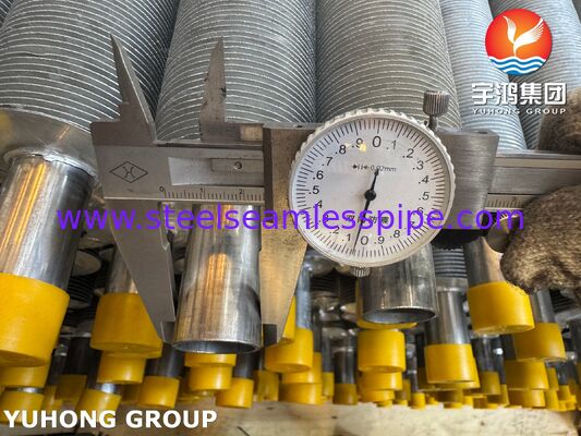 EN 10217-7 1.4301 Kazanlar ve Hava Soğutucuları İçin Ekstrüze Fined Tube