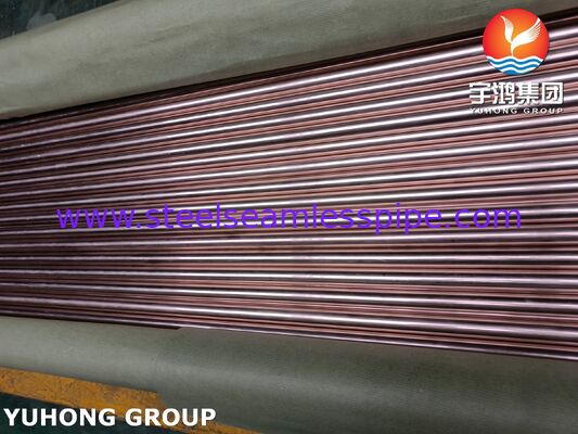 ASTM B111 C70600 Dikişsiz Kondenser Borusu - Deniz Isı Eşanjörleri ve Kondenserleri için 90-10 Bakır-Nikel Alaşımı