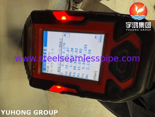 ASTM A312 TP316L Paslanmaz Çelik Dikişsiz Boru, Petrol Gazı Petrokimya Rafinerisi İçin