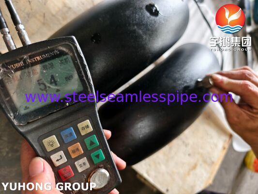 ASTM A420 WPL6-S 90° Uzun Yarıçap Dirseği Düşük Sıcaklıkta Hizmet Etmek İçin Kalın Karbon Çelik