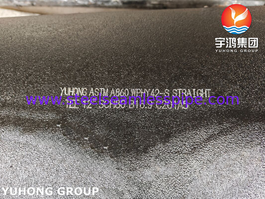 ASTM A860 WPHY42-S Equal Tee Yüksek Basınçlı Boru hattı sistemleri için yüksek dayanıklı çelik kıç kaynakları