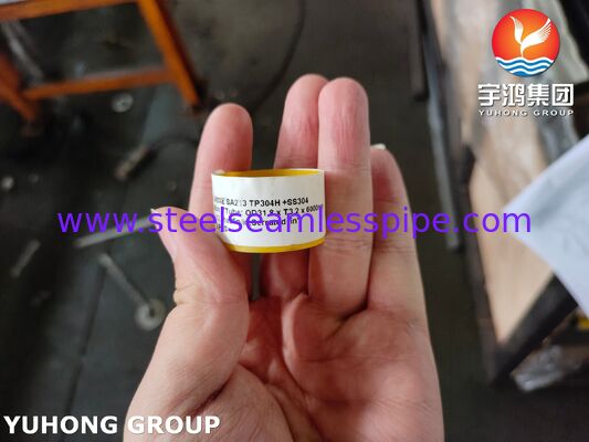 Yüksek frekanslı kaynaklı tırnaklı kanatlı tüp TP304H taban / SS304 kanatlı