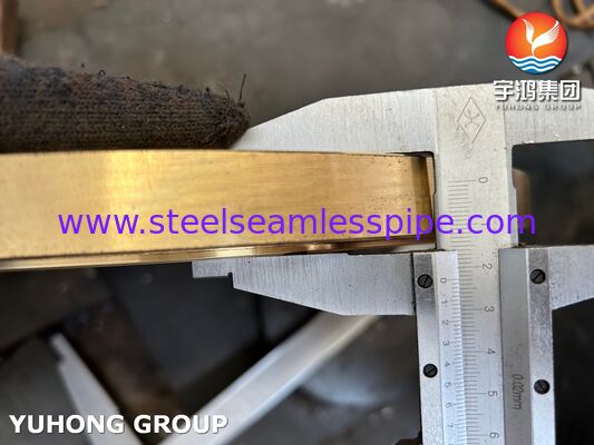 Sıcaklık Değiştiricisi boru kağıdı Bakır alaşımlı çelik boru kağıdı ASTM B171 C46400 PT