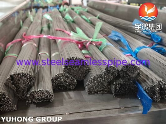 SUS304 ISO9626 10 - 34G İlaç İdaresi İçin Paslanmaz Çelik Tıbbi Kapiler Tüp