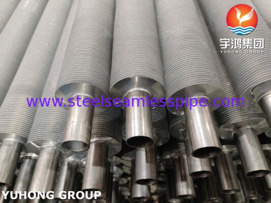 EN 10217-7 1.4301 Hava soğutucuları için ekstrüde yüzgeç borular ısı geri kazanımı