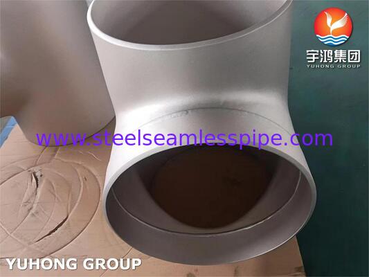 ASTM B466 C70600 Bakır-Nikel 90-10 Tee Fitting - Deniz korroziv servis borulama sistemleri için dikişsiz dövme alaşımı