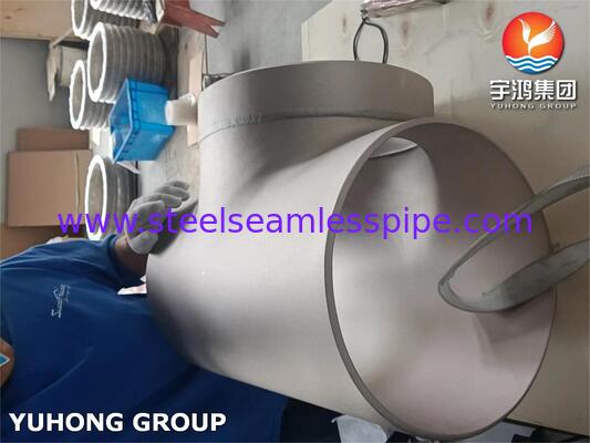 ASTM B466 C70600 Bakır-Nikel 90-10 Tee Fitting - Deniz korroziv servis borulama sistemleri için dikişsiz dövme alaşımı