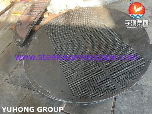 Karbon Çelik Baffle Plate ASME SA516 GR 70 Isı Değiştiricisi için Destek Plate