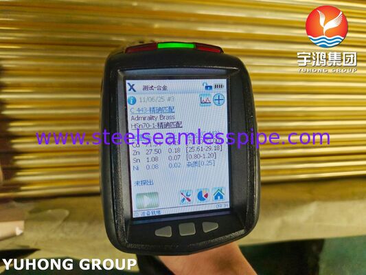 ASTM B111 / ASME B111 C44300 O61 Bakır Nikel Alaşımlı Tüp