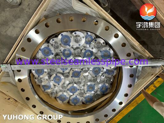 ASTM A240 F904L Yassı Yüz Flanşında Kayma AWWA C207 Tablo2 D Sınıfı ABD Su Standartlarını karşılar