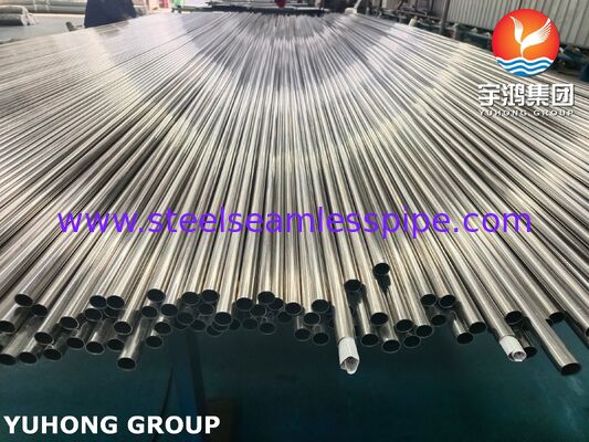 ASME SA249 TP304 Soğutma Sistemi İçin Parlak Kaynatılmış Paslanmaz Çelik Kaynaklı Tüp