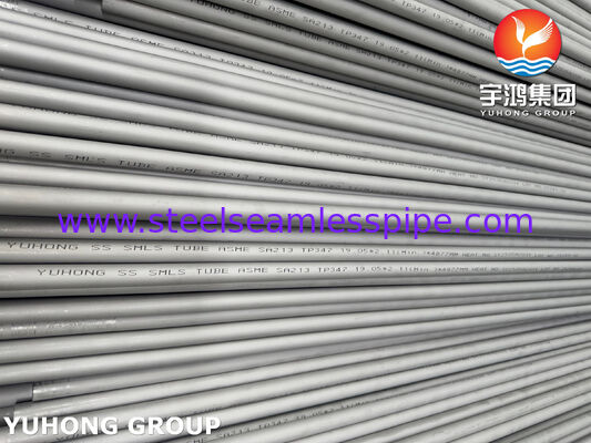 ASME SA213 TP347 Paslanmaz Çelik Dikişsiz Isı Değiştiricisi Tüp