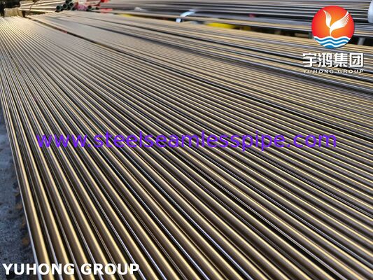 Isı Değiştiriciler İçin Yüksek Korozyon ve Yüksek Sıcaklık Sünme Direnci Gösteren ASTM A213 TP321H Parlak Tavlanmış Paslanmaz Çelik Dikişsiz Boru