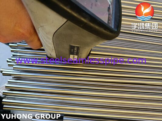 Isı Değiştiriciler İçin Yüksek Korozyon ve Yüksek Sıcaklık Sünme Direnci Gösteren ASTM A213 TP321H Parlak Tavlanmış Paslanmaz Çelik Dikişsiz Boru