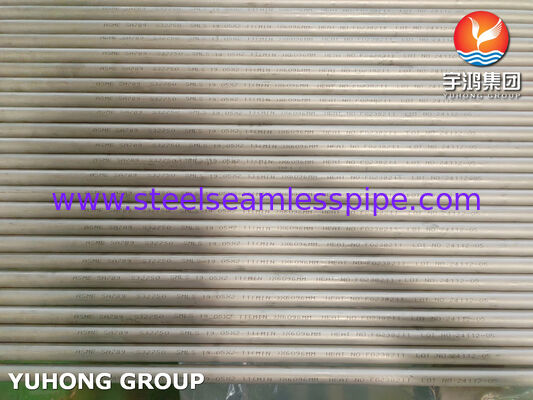 ASTM A789 S32750 Yüksek korozyon ve yüksek basınçlı hizmet için süper dupleks paslanmaz çelik dikişsiz/saldırılmış boru