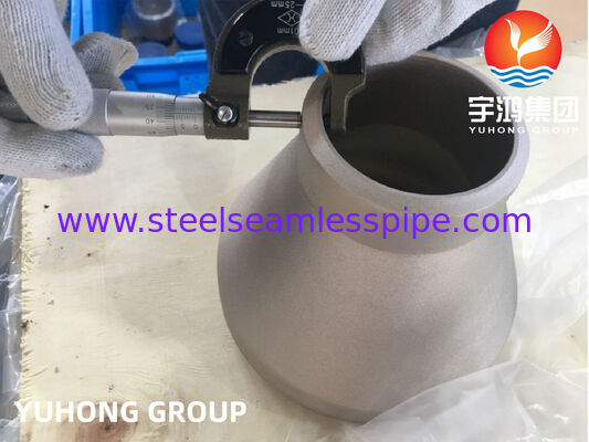 ASTM B466 C70600 Bakır Nikel Fitting Eksantrik Redüktör Soğutma Sistemi İçin