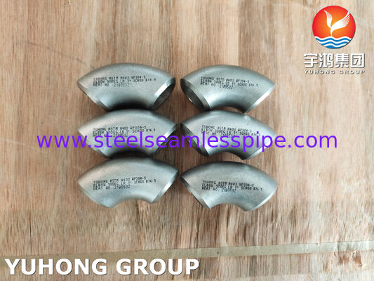 ASTM A403 WP304-S Endüstriyel Saha için 90 Derece LR Dikişsiz Dirsek