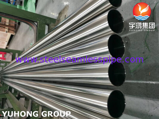 Bira Endüstrisi İçin Hijyenik Tüp ASTM A270 TP316L Paslanmaz Çelik Dikişsiz Parlak Tavlanmış Tüp