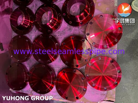 ASME SA182 F304 Endüstriyel boru hattı sistemleri için austenitik paslanmaz çelik dövme flens ASME B16.5 standardına uygun