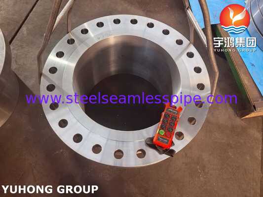 ASME SA105 / SA105N Endüstriyel boru hattı sistemleri için karbon çelik dövme flens