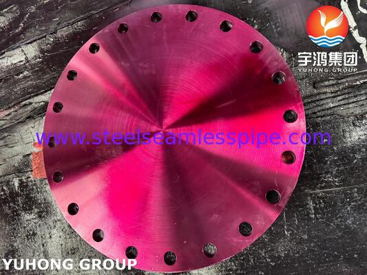 ASTM A182 F55 Süper Dubleks Paslanmaz Çelik Kör Flanş, Yükseltilmiş Yüzlü, Sınıf 150'den 1500'e