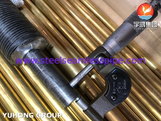 ASTM A179 L tipi Fin Seamless (Smls) Tüp, Yüksek Verimlilikli Isı Değiştirme Düşük Karbonlu Çelik Fin Tüp