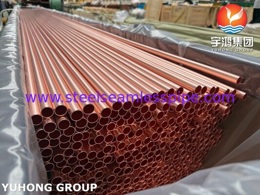 ASTM B111 C12200 Dikişsiz (Smls) Boru, Yüksek Kaliteli Bakır Alaşımlı Dikişsiz Boru