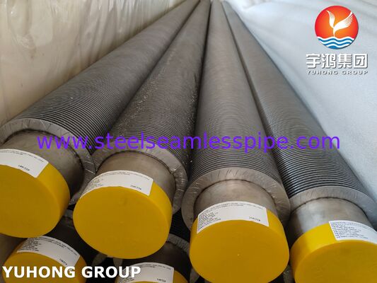 ASTM A376 TP347H Fin Tube CS, Yüksek sıcaklığa dayanıklı kompozit Fin Tube (CS tabanı + TP347H Fin)