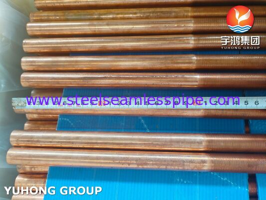 ASTM B111 C12200 Dikişsiz Boru, Isı Değiştirici Bakır Dikişsiz Boru için