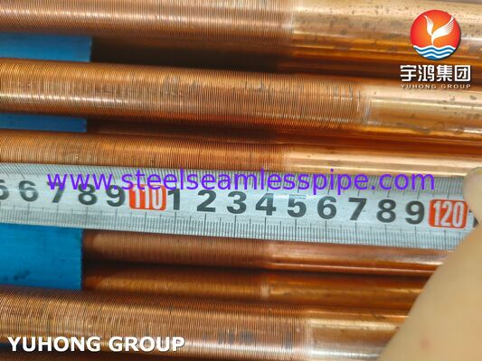 ASTM B111 C12200 Dikişsiz Boru, Isı Değiştirici Bakır Dikişsiz Boru için