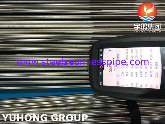 U Bend Sanitary Tube, 3A / ASTM A270 TP316L Parlak Annealed Paslanmaz Çelik Dikişsiz Tüp