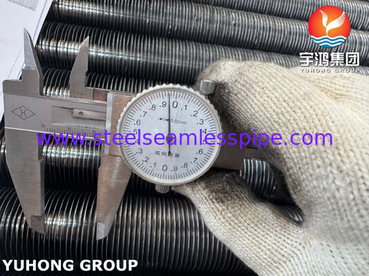 A179 / AL1060 Verimli Isı Değiştiriciler ve Kazanlar için Yuvarlak Fined Tubes