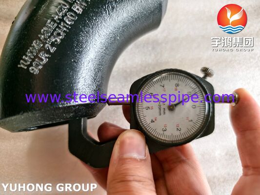 ASME SA420 WPL6 Düşük Sıcaklık Karbon Çelik Bağlantı Parçası LTC Alın Kaynaklı 90 DERECE Dirsek