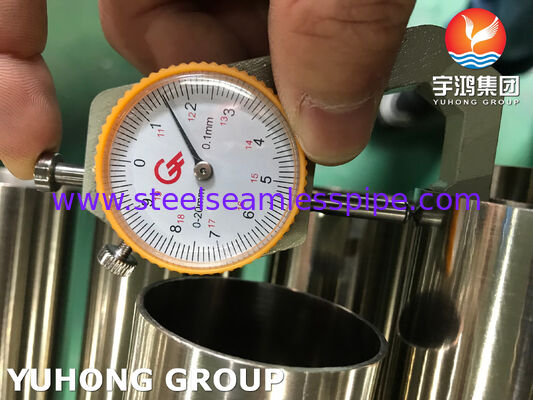 320 / 240 Kumlu ASTM A269 TP304L Paslanmaz Çelik Parlak Tavlanmış Boru Hijyenik Uygulama İçin