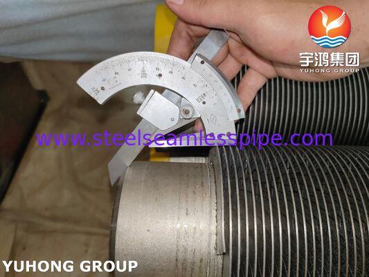 Atık Isı Kazanları İçin HFW Kanatlı Borular ASTM A312 TP347H Paslanmaz Çelik