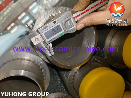 Atık Isı Kazanları İçin HFW Kanatlı Borular ASTM A312 TP347H Paslanmaz Çelik