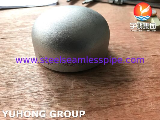 A403 WP304L-S Kapak, B16.9 Düşük Karbonlu Paslanmaz Çelik Alın Kaynaklı Bağlantı Elemanı Hidrolik Mühendislik İçin